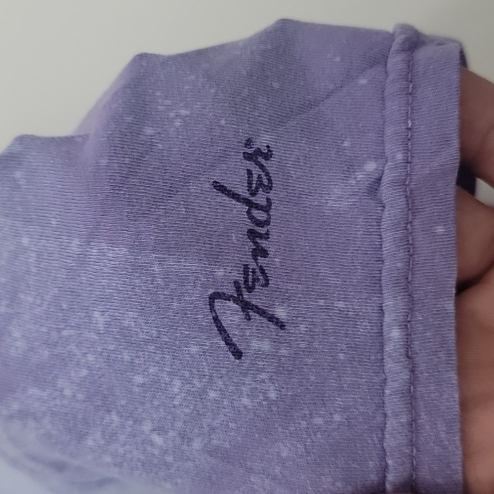 Fender purple splatter skull tee - Picture 7 of 9